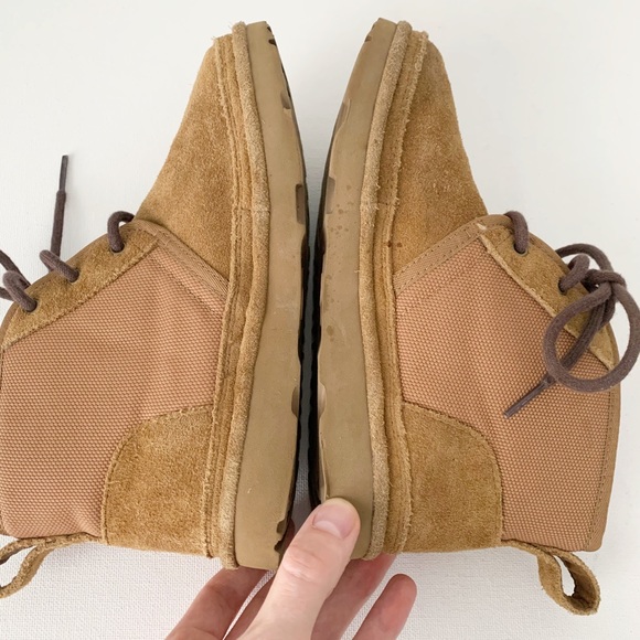 Ugg Kids Neumel II Lace Up Boot Brown Size 3 - Picture 12 of 15